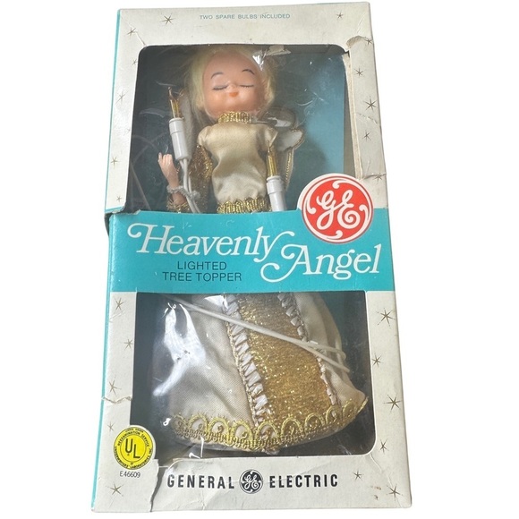 GE Other - Vintage GE Heavenly Angel Lighted Tree Topper 🎄⭐️🕯️